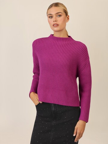 APART Pullover in Lila: Vorderseite