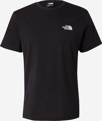 juoda THE NORTH FACE Marškinėliai: priekis