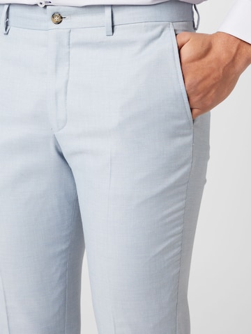 JACK & JONES Slim fit Trousers with creases 'Solaris' in Blue