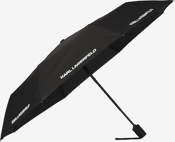 Parapluie Karl Lagerfeld en noir : devant