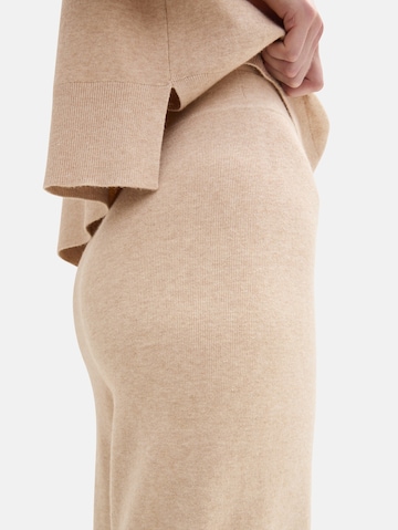 TOM TAILOR DENIM Loose fit Trousers in Beige