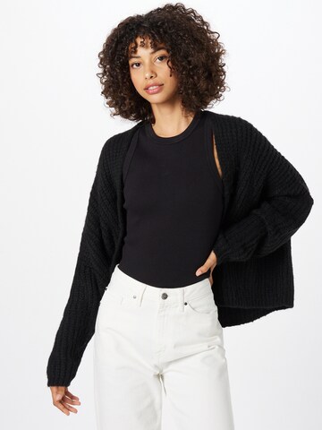 Herrlicher Cardigan 'Alissa' i sort: forside