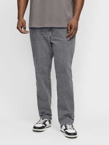 Coupe slim Jean 'JJIGlenn JJOriginal' Jack & Jones Plus en gris : devant