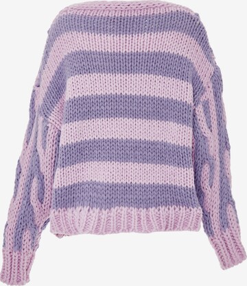 ebeeza Knit Cardigan in Purple