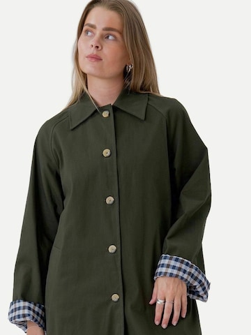 TEESHOPPEN Between-Seasons Coat ' Livia ' in Green