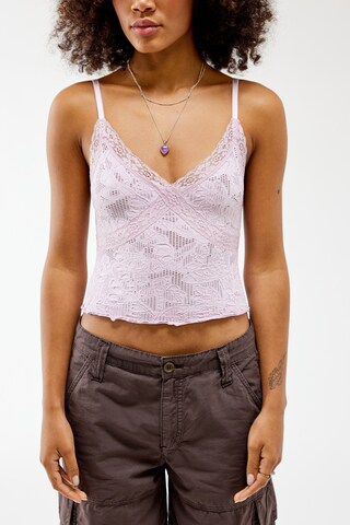 BDG Urban Outfitters Topp i rosa: framsida