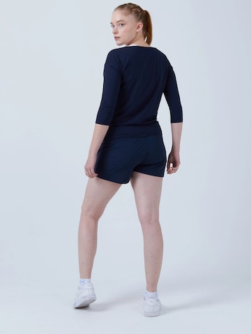 SPORTKIND Shirt '3/4 Loose Fit' in Blauw