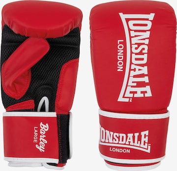 Gants de sport 'Barley' LONSDALE en rouge : devant