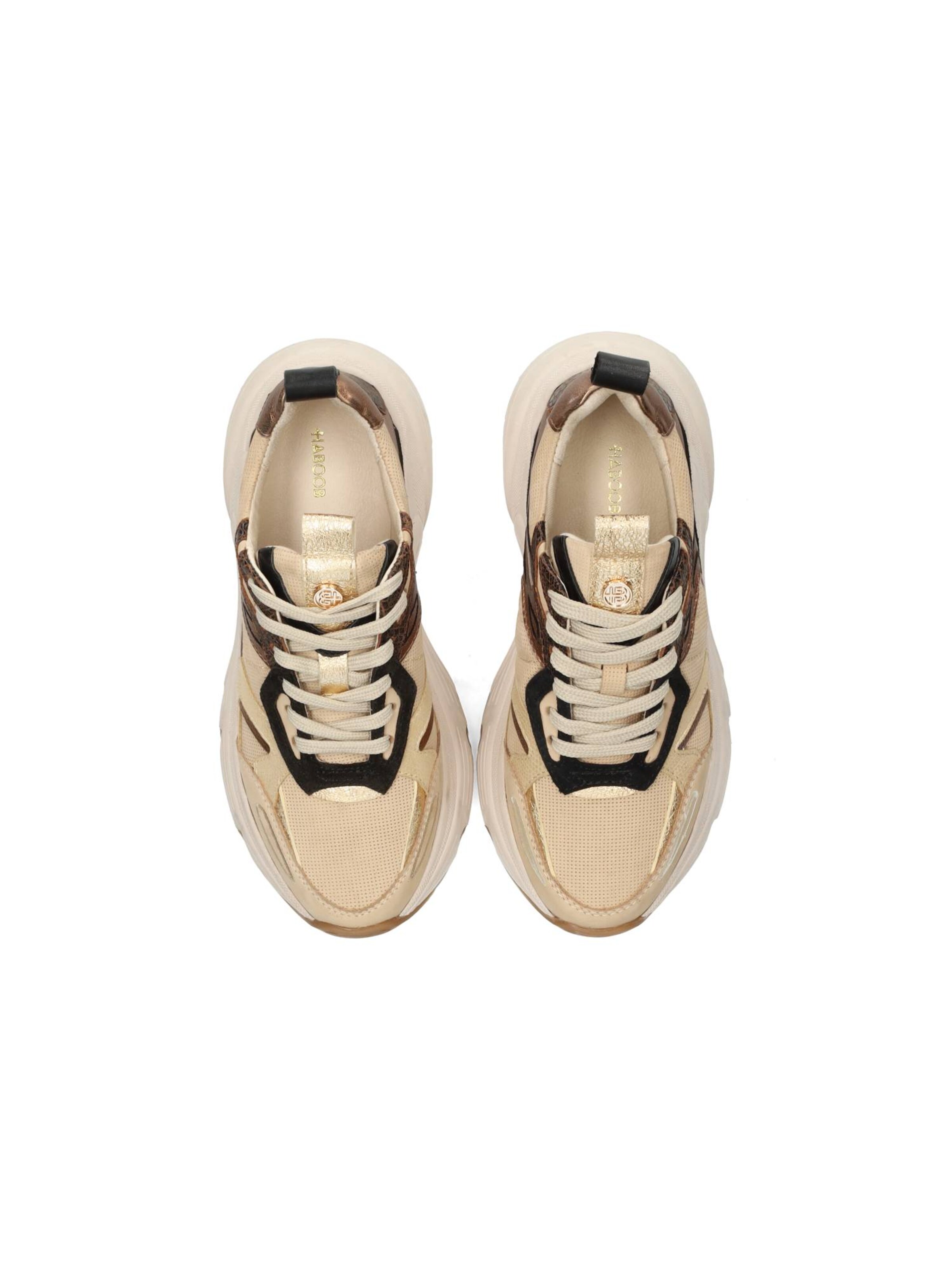 Baskets basses 'OLIVIA' Haboob en beige