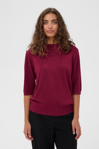 Pull-over 'CUfay' CULTURE en rouge : devant