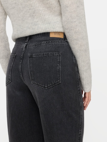 CAMEL ACTIVE Loosefit Barrel Jeans mit Gürtelschlaufen in Schwarz