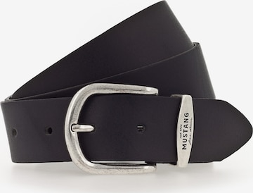 Ceinture MUSTANG en noir : devant