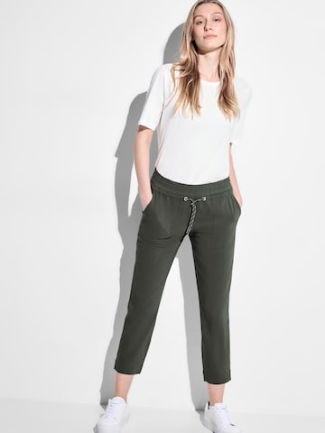 CECIL Regular Trousers 'Tracey' in Green