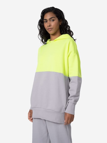 4F Sportief sweatshirt in Grijs: voorkant