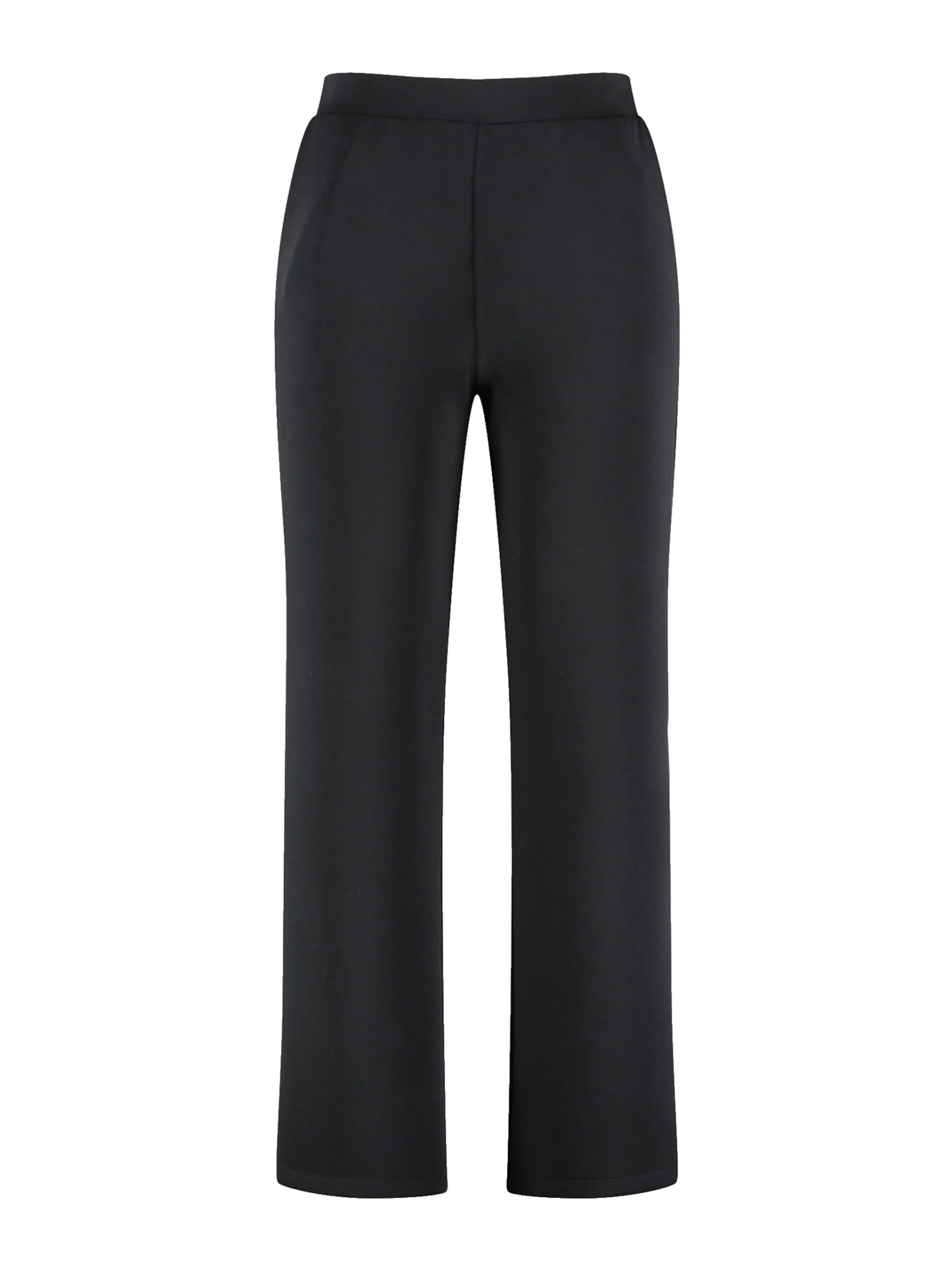 TAIFUN Wide leg Παντελόνι σε μαύρο: μπροστά