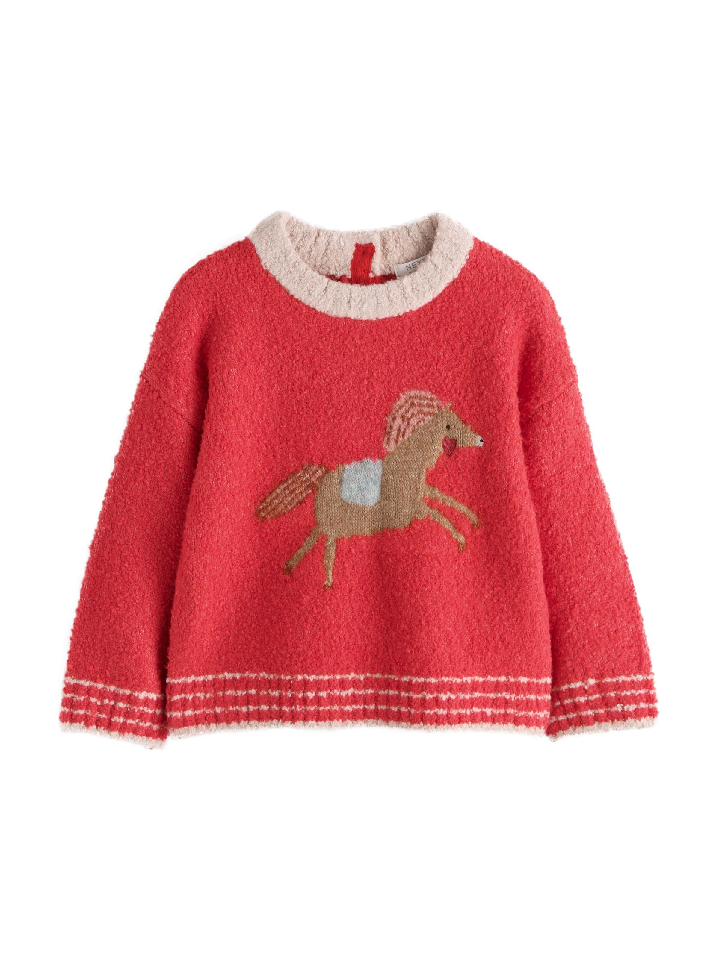 Next - Pullover em vermelho: frente