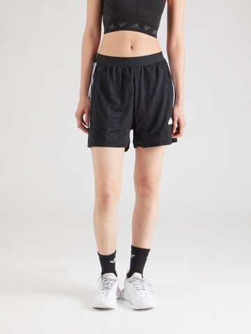 Regular Pantaloni sport 'TIRO Q3' de la ADIDAS SPORTSWEAR pe negru: față