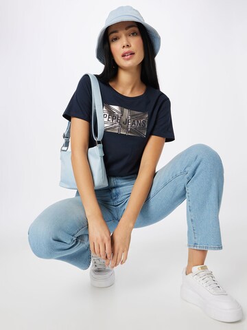 Pepe Jeans T-Shirt 'PEARL' in Blau