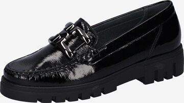 WALDLÄUFER Moccasins in Black: front