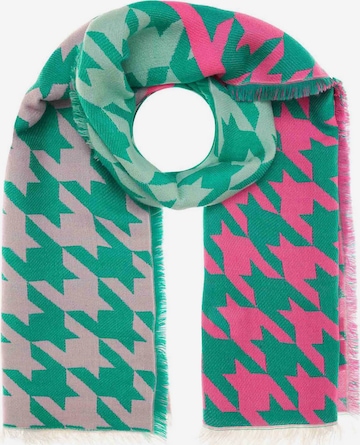 Zwillingsherz Scarf 'Peppina' in Green: front