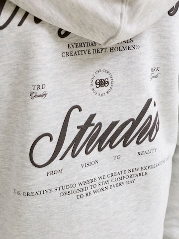 Jack & Jones Junior Sweatvest 'JORNORREBRO TYPO' in Wit