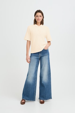 Cardigan 'Demue' ICHI en beige