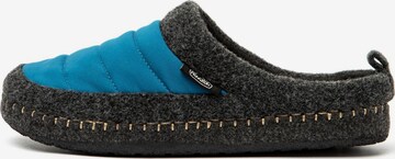 Ciabatta 'Zueco New Wool' di Nuvola. in verde: frontale