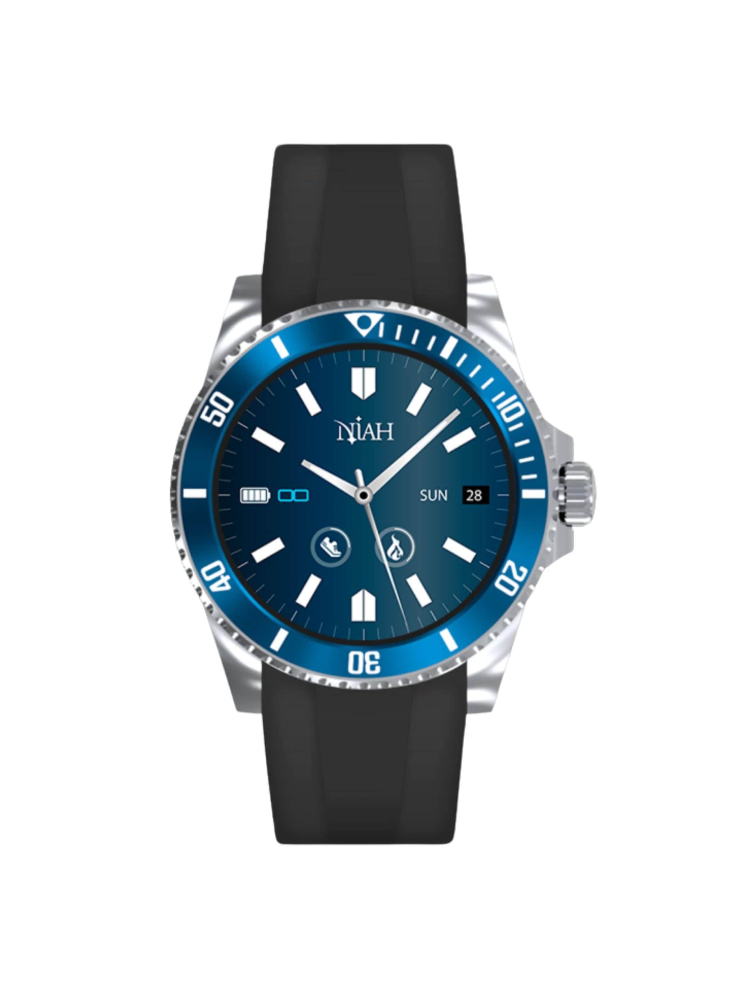 Techmade Digitaluhr 'Niah'‌‌‌ in Blau: Vorderseite