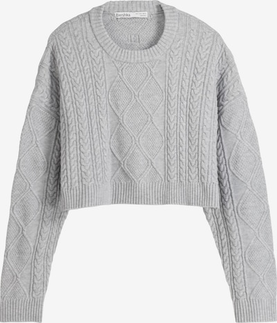 Bershka Pull-over en gris clair, Vue avec produit