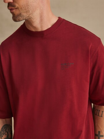 T-Shirt 'Mirac' DAN FOX APPAREL en rouge