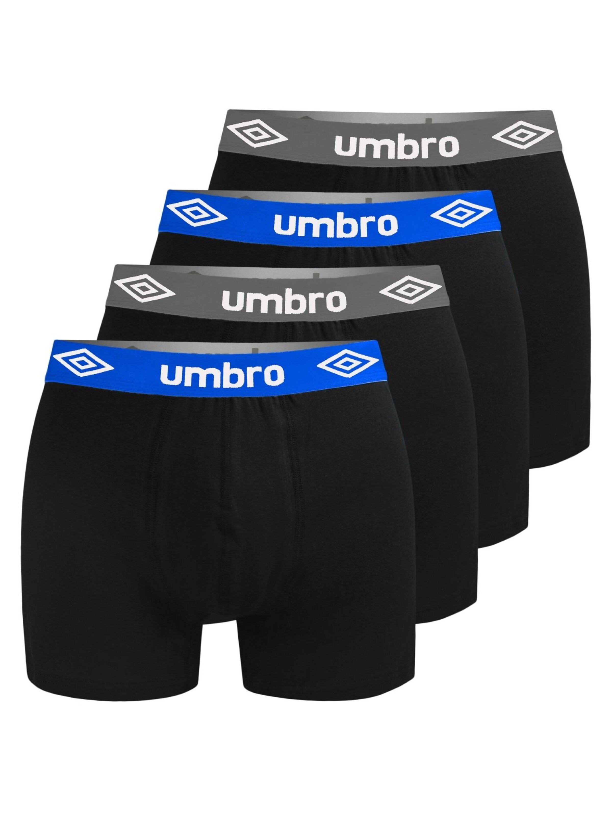 UMBRO Boxershorts in Zwart: voorkant
