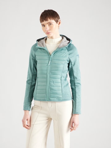 Lake View Between-Season Jacket 'Flora' in Green: front