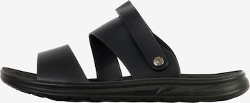 Sandalo di Elong in nero: frontale
