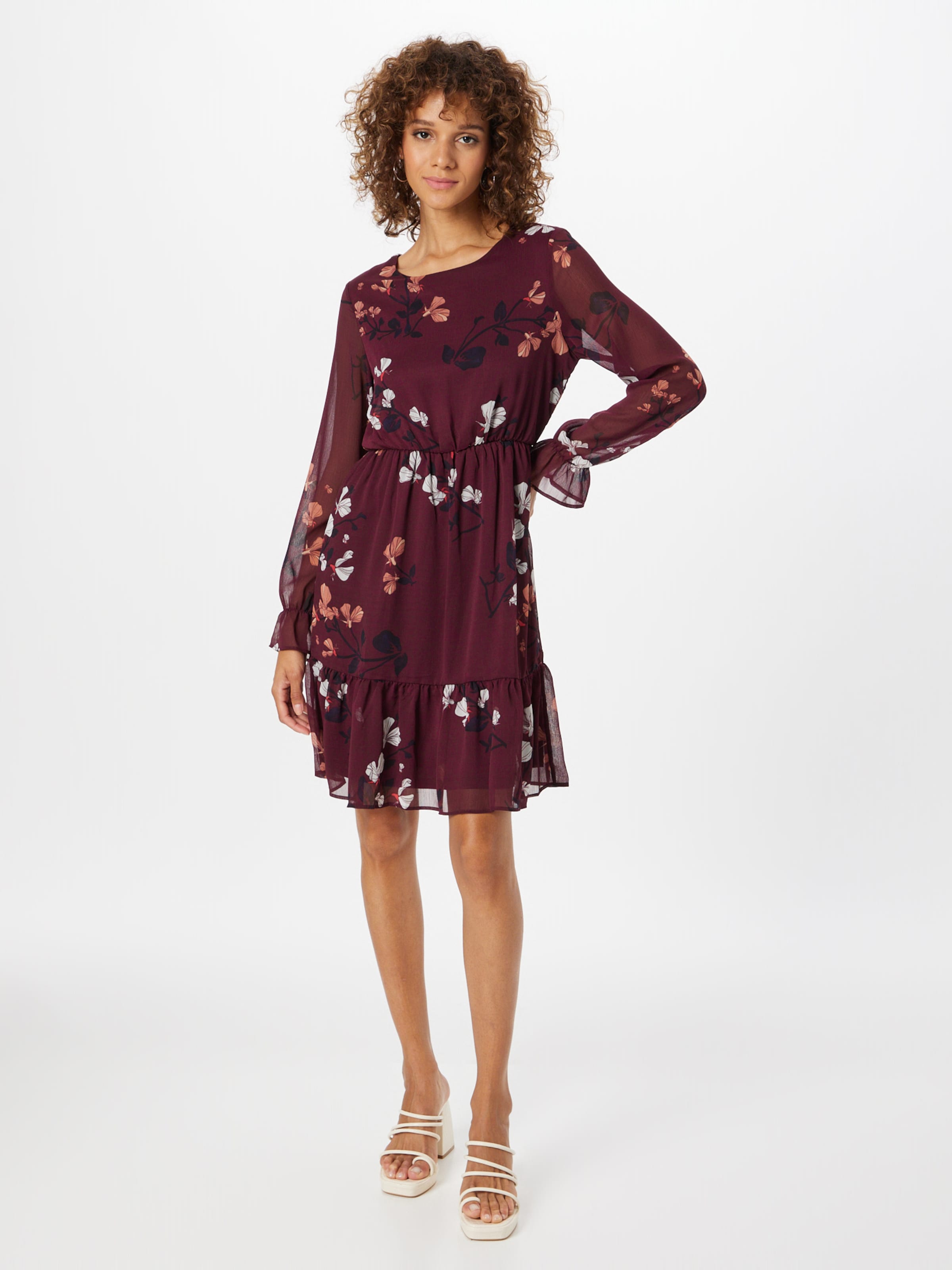 Vero moda burgundy dress sales