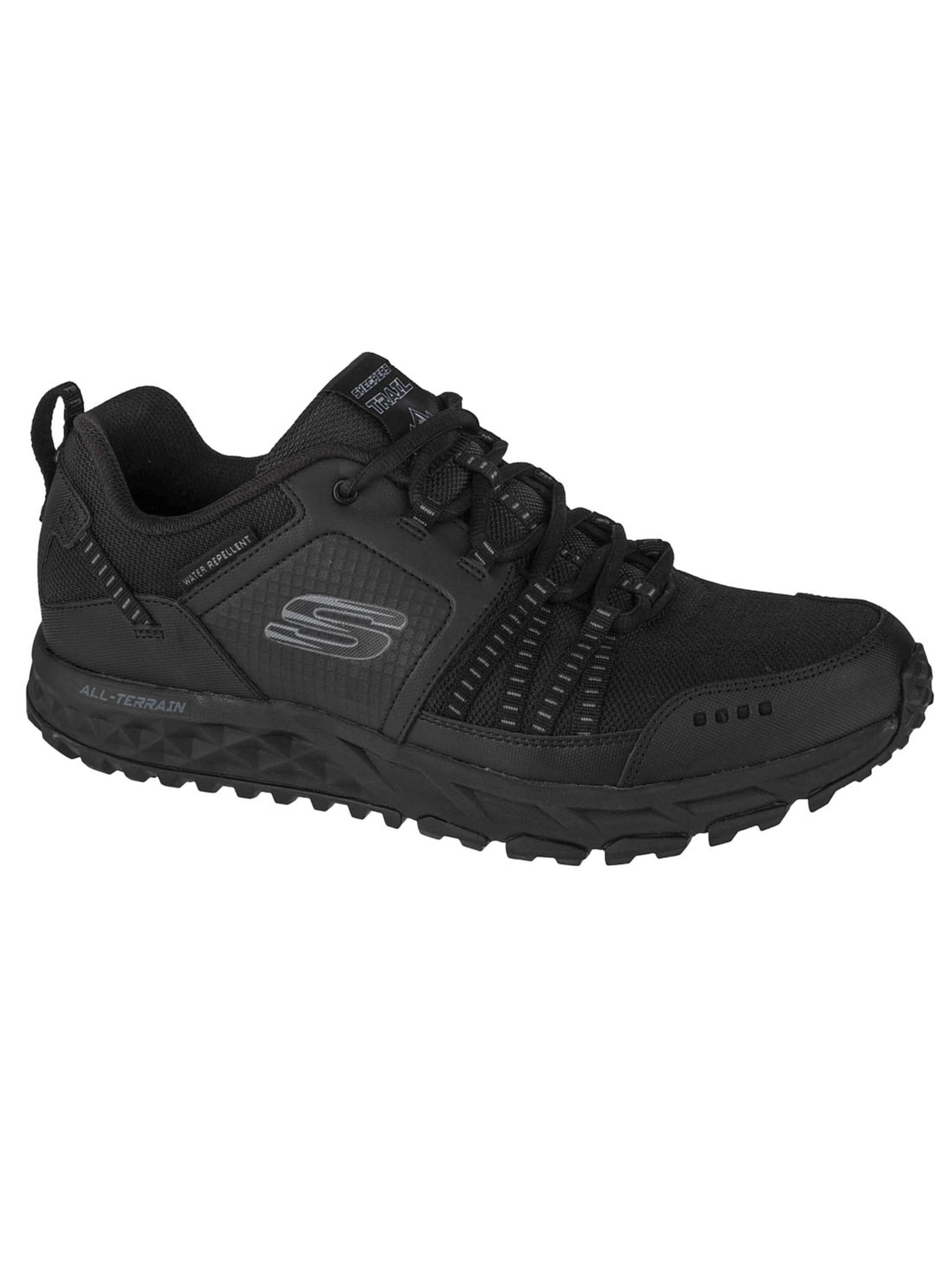 SKECHERS Lage schoen 'Skechers Escape Plan' in Zwart: voorkant