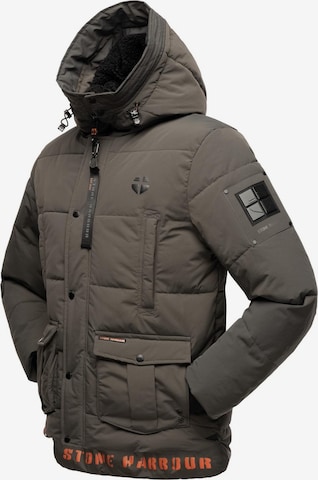 STONE HARBOUR Winter Jacket 'Admaroo' in Grey