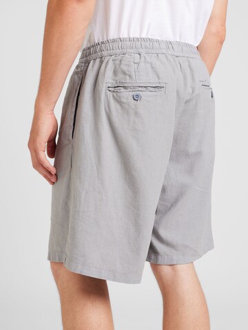 TOPMAN Wide Leg Bukser med lægfolder i grå