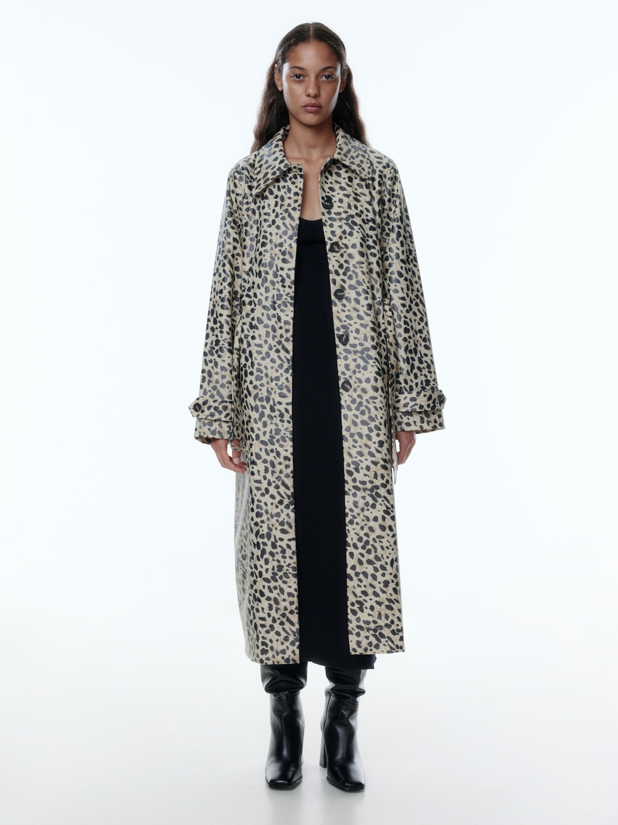 EDITED Produits Manteau mi-saison 'Minna' noisette