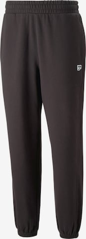 PUMA Tapered Broek in Zwart: voorkant