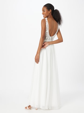 Robe de soirée Laona en blanc