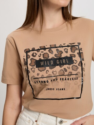 CROSS JEANS T-Shirt in Braun