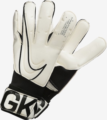 Gants de sport 'Grip3 Goalkeeper' NIKE en blanc : devant