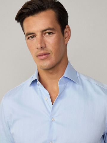 Hackett London Regular Fit Hemd in Blau
