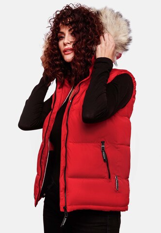 MARIKOO Bodywarmer 'Eisflöckchen' in Rood