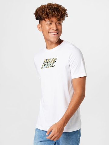 NIKE Performance shirt 'Clash' in White: front