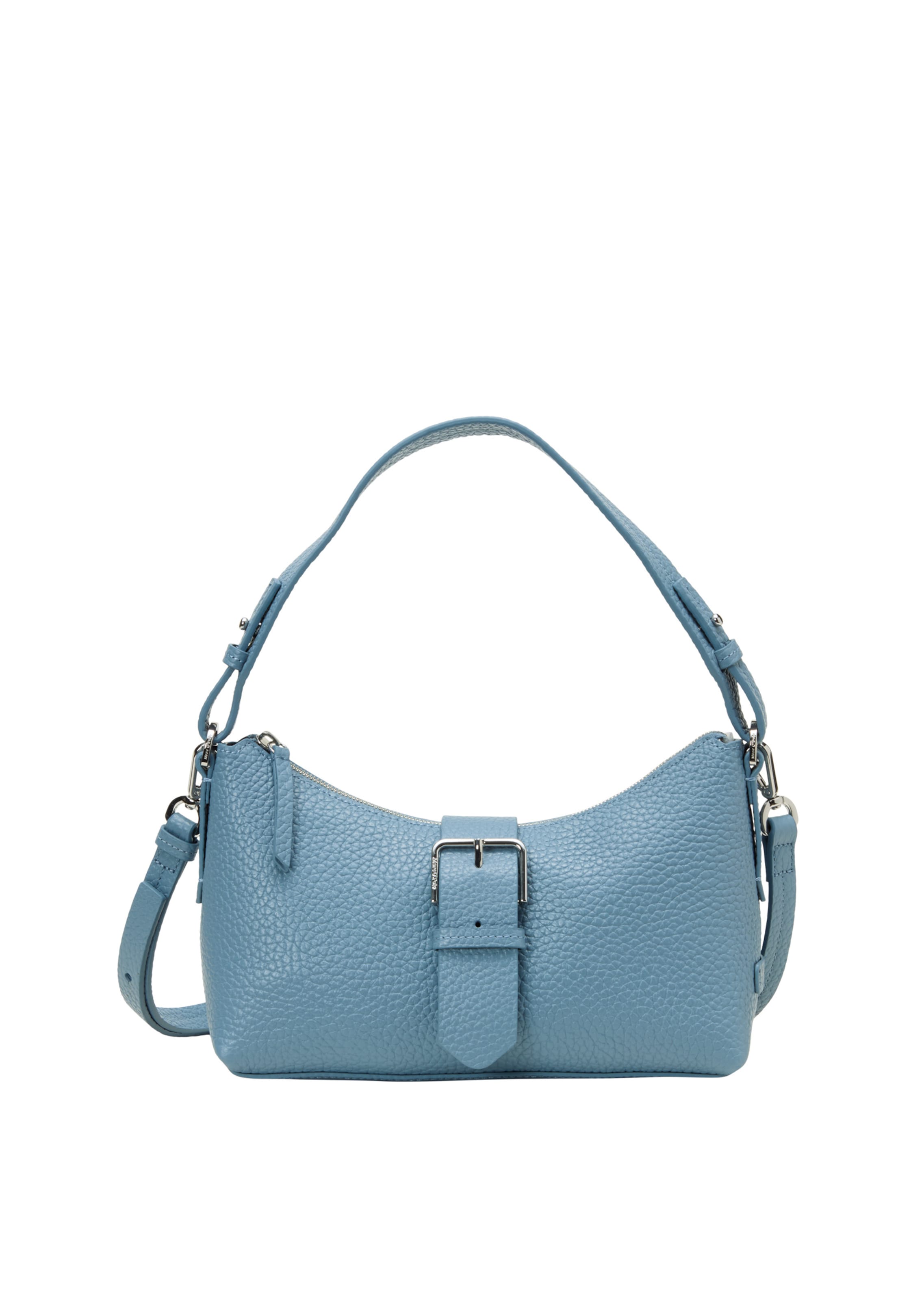 Marc O'Polo Schultertasche 'Binna' in Blau: Vorderseite