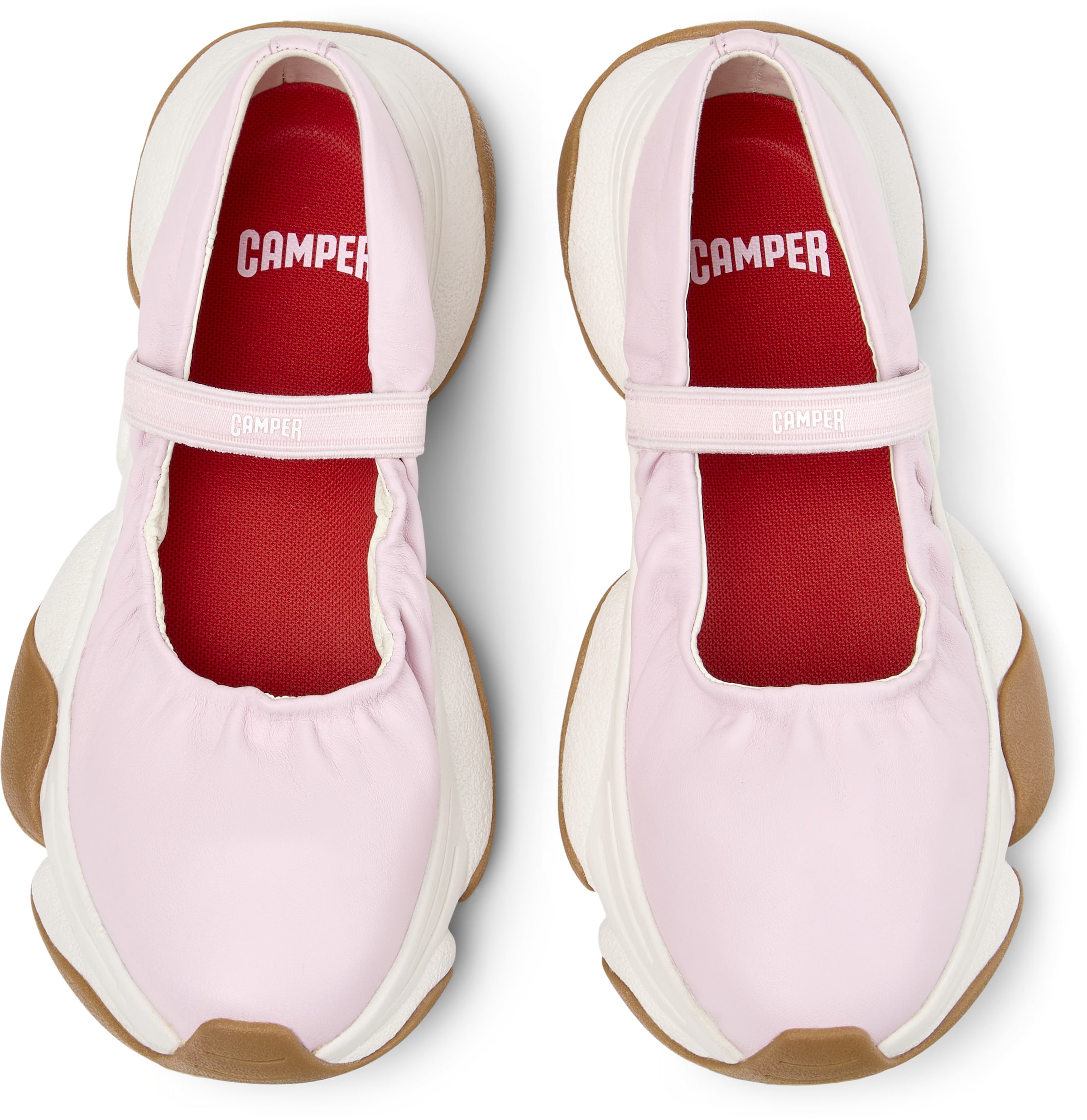 Ballerines à lanières ' Karst 2 ' CAMPER en rose