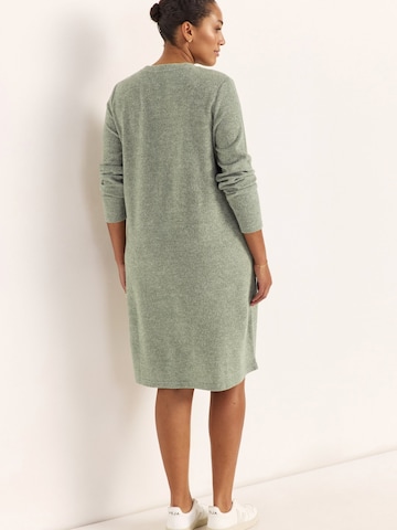 Cellbes of Sweden Gebreide jurk in Groen