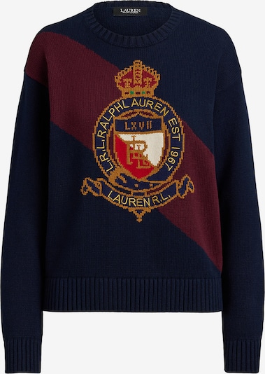 Lauren Ralph Lauren Neulepaita värissä laivastonsininen / kulta / burgundin punainen / valkoinen, Tuotenäkymä