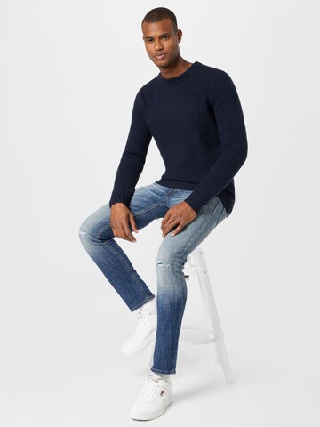 TOM TAILOR Sweater in Blue